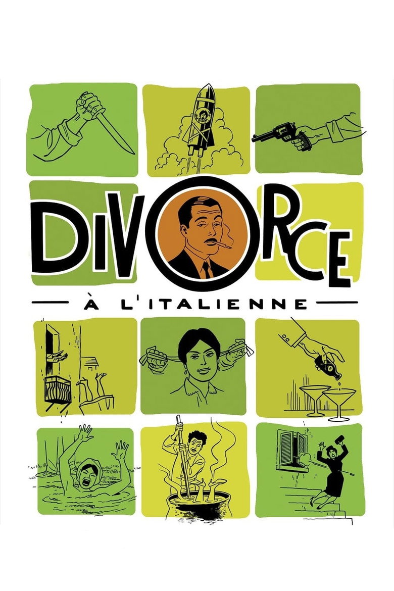 Affiche de DIVORCE À L'ITALIENNE