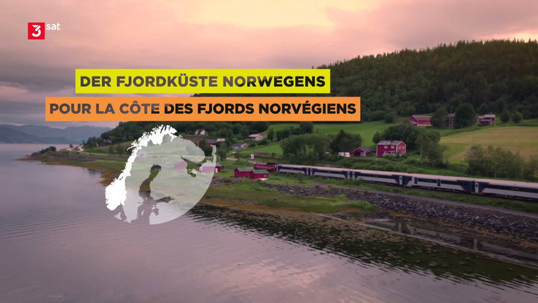 Mit dem Zug entlang der Fjordküste Norwegens still