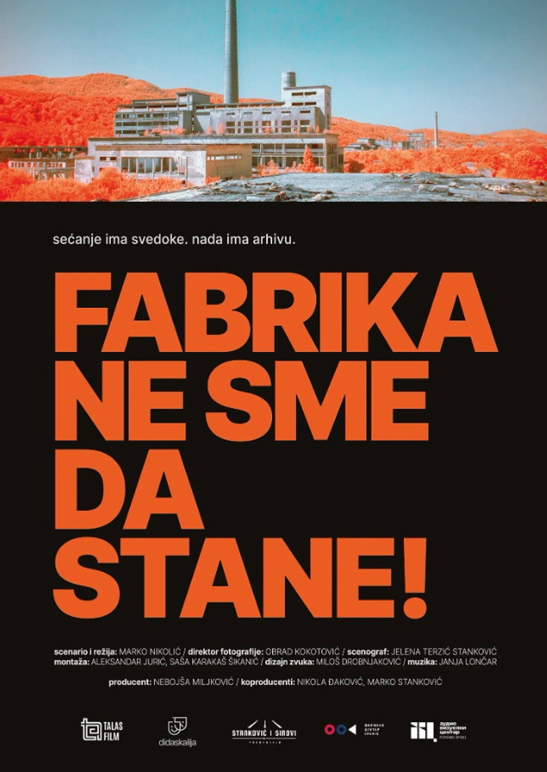 Fabrika ne sme da stane! poster