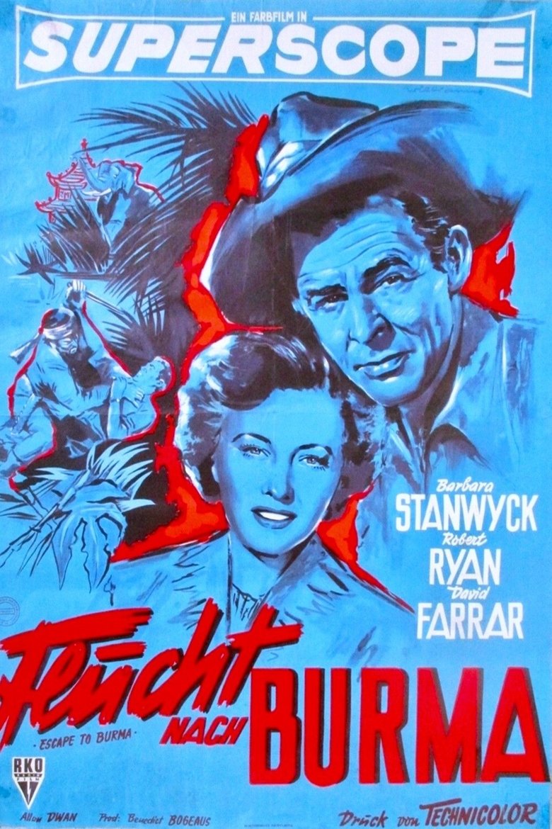 Flucht nach Burma poster