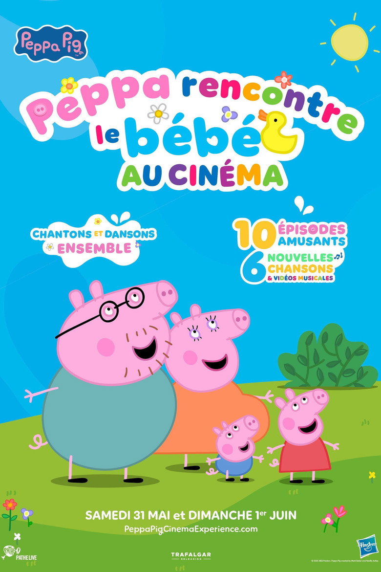 Affiche de PEPPA RENCONTRE LE BÉBÉ AU CINÉMA