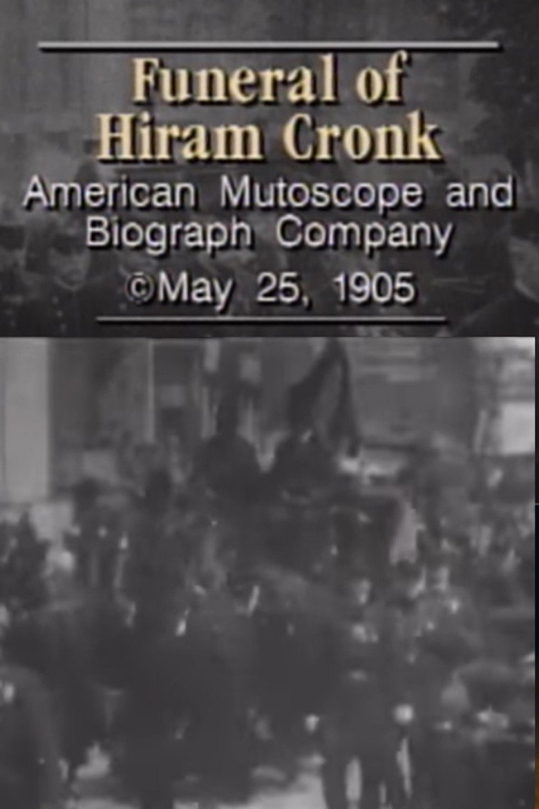 Funeral of Hiram Cronk (1905) poster