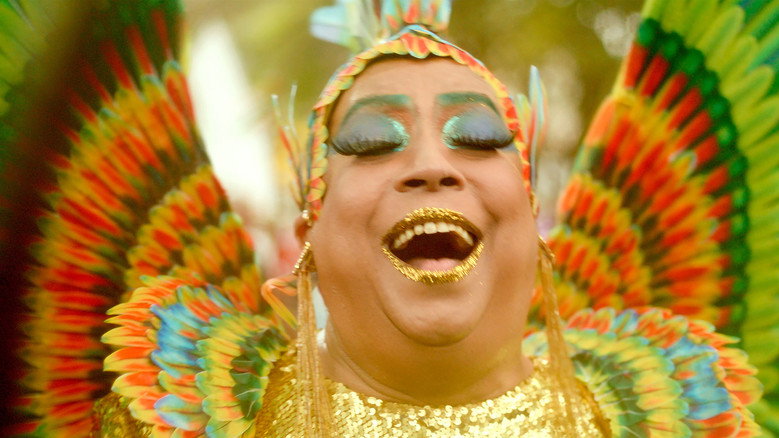 Frame from Alegria Brasil, estrelando Maria Alcina