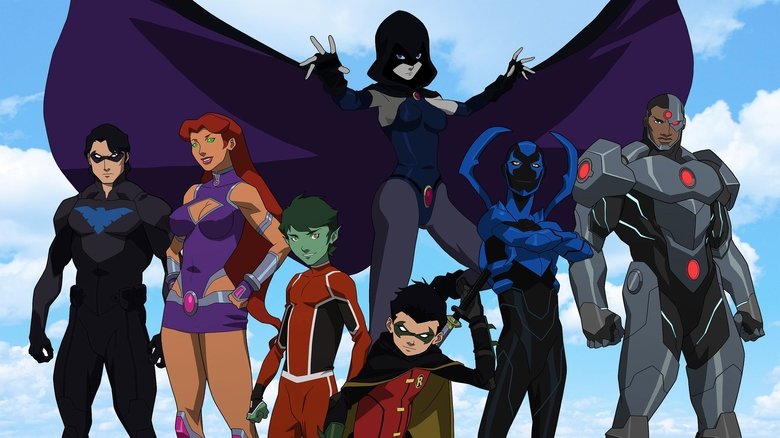 Justice League vs. Teen Titans movie poster