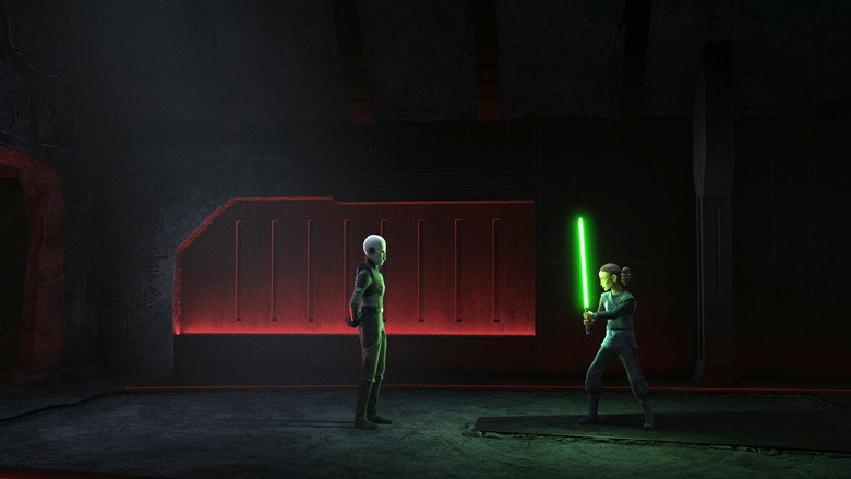 Still from Star Wars: Tales of the Empire - Season 1 Episode 4