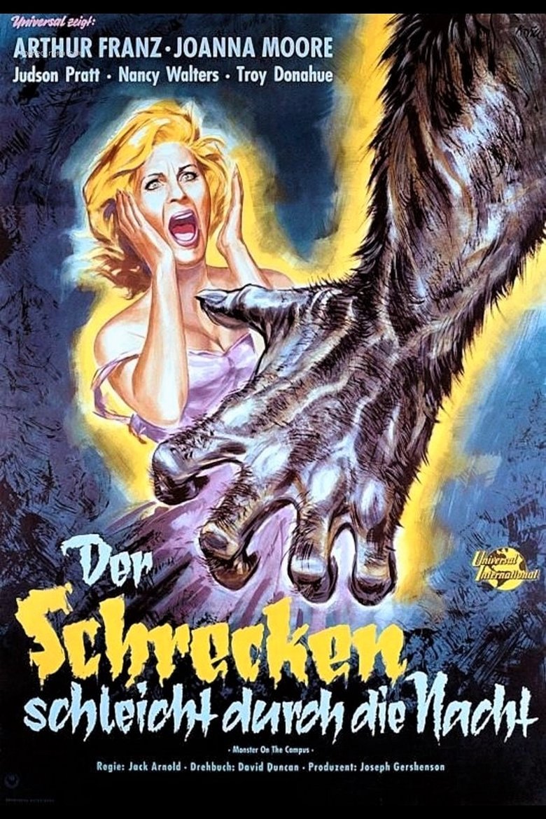Der Schrecken schleicht durch die Nacht poster
