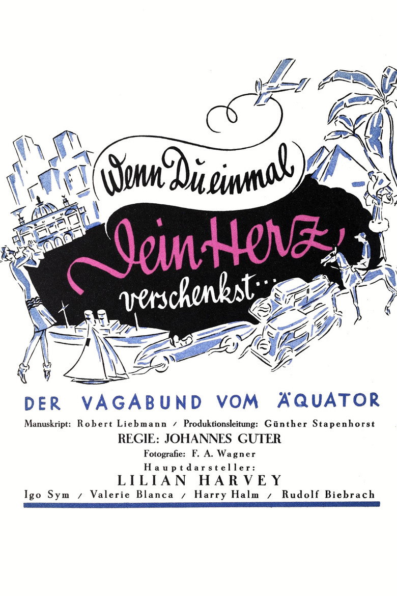 Wenn du einmal dein Herz verschenkst poster