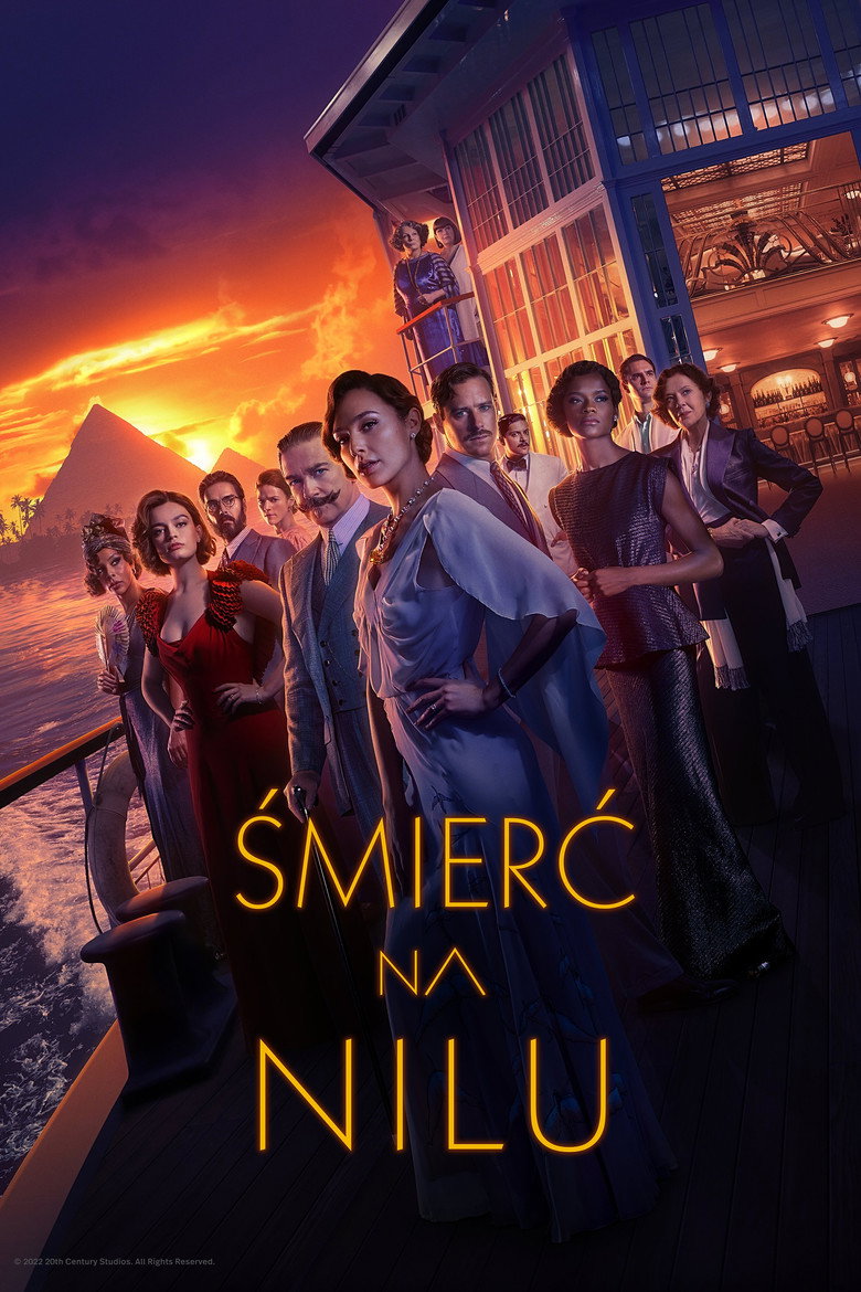 Plakat filmu Śmierć na Nilu