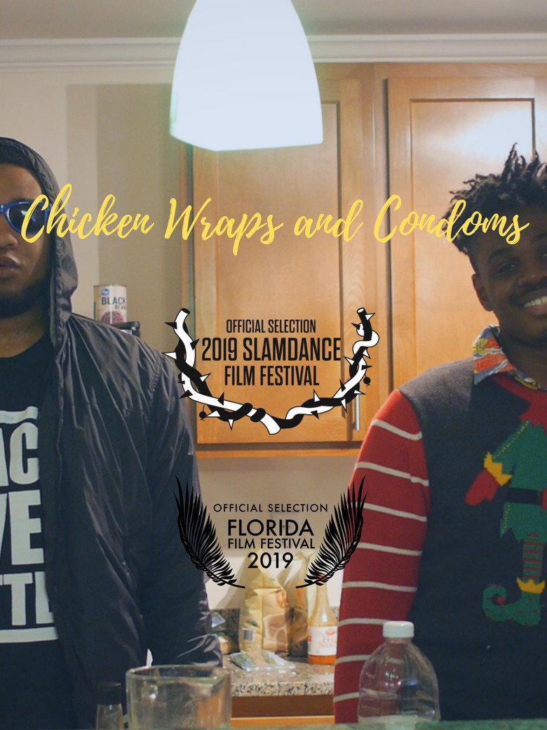Chicken Wraps and Condoms background