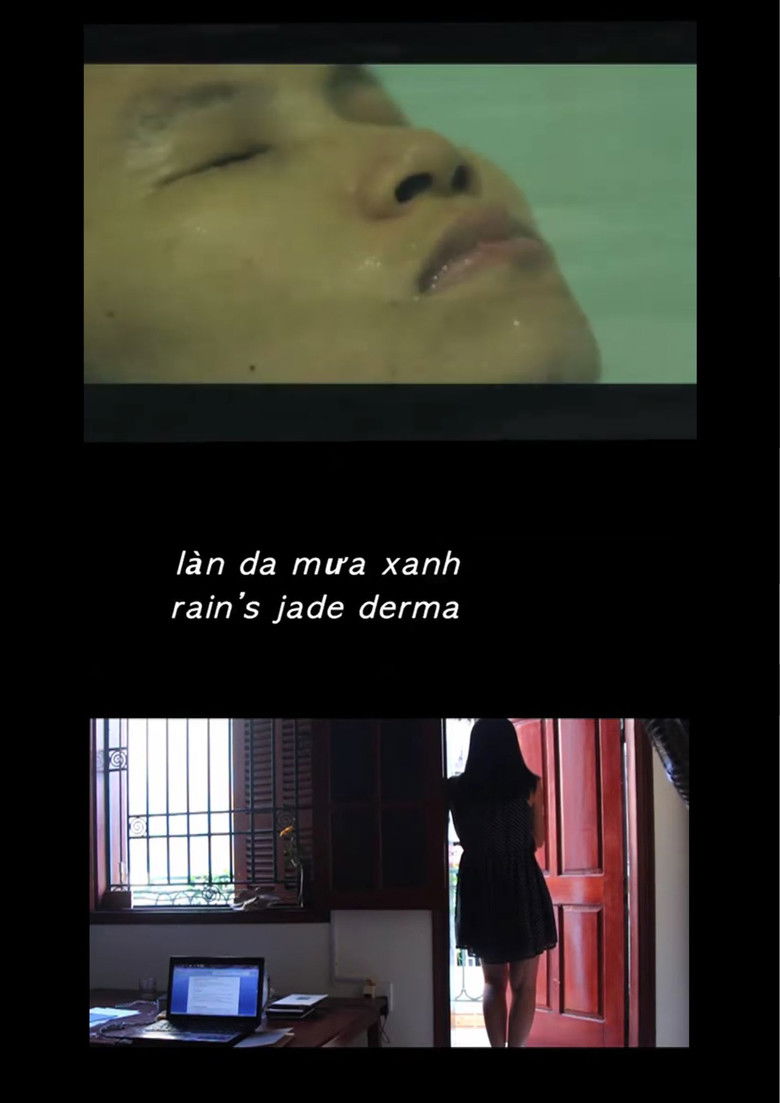 Imatge de làn da mưa xanh