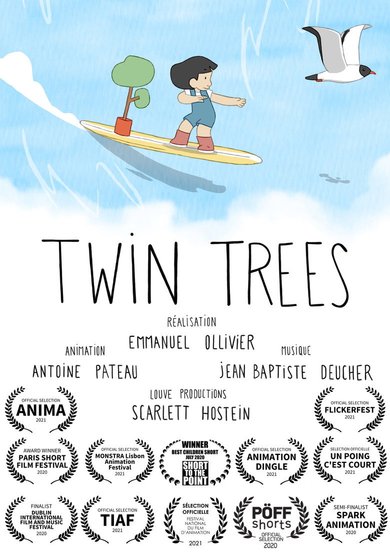 Twin Trees background
