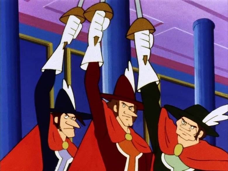 Still image for Time Bokan Series: Yatterman season 1 episode 44: The Three Doronbo Musketeers