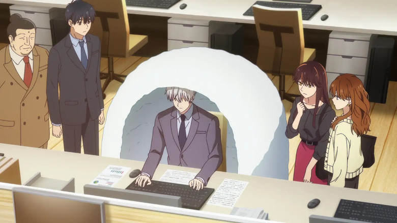 Still from The Ice Guy and His Cool Female Colleague - Season 1 Episode 1