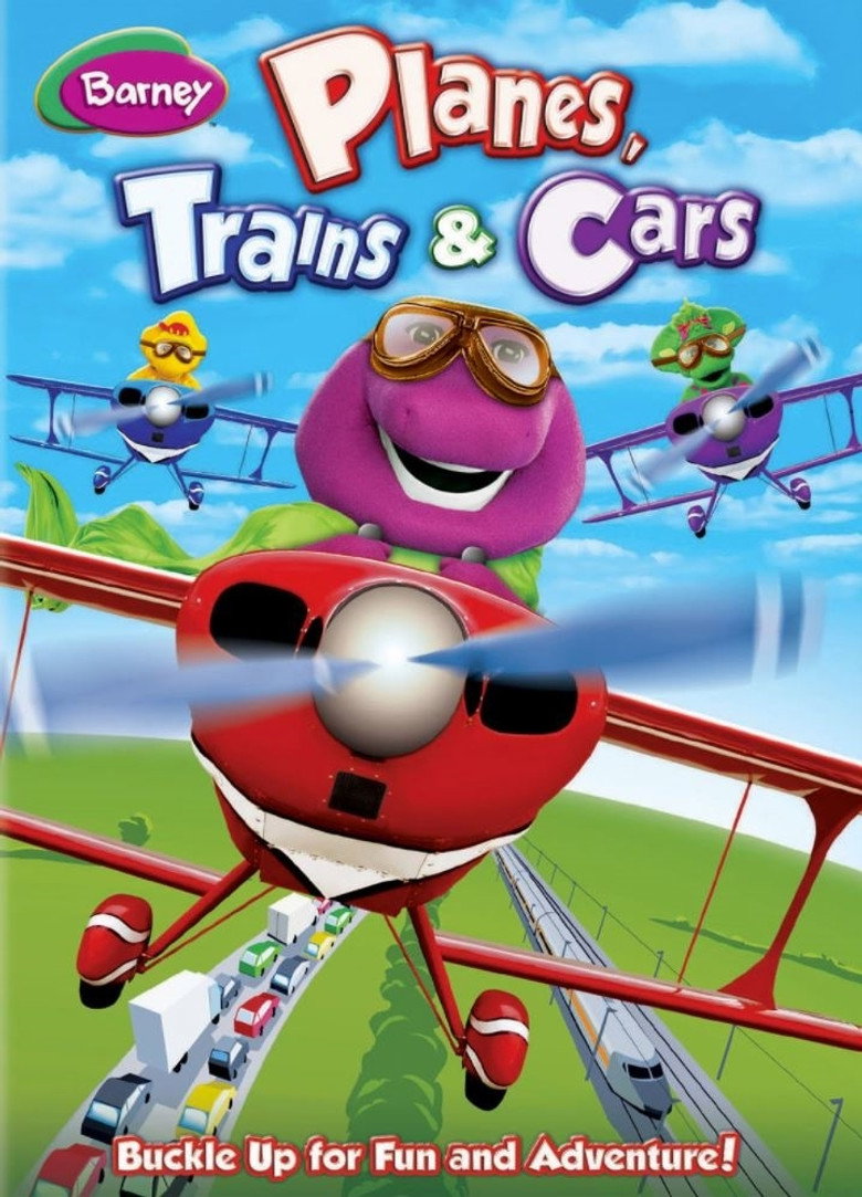 Barney: Planes, Trains & Cars background