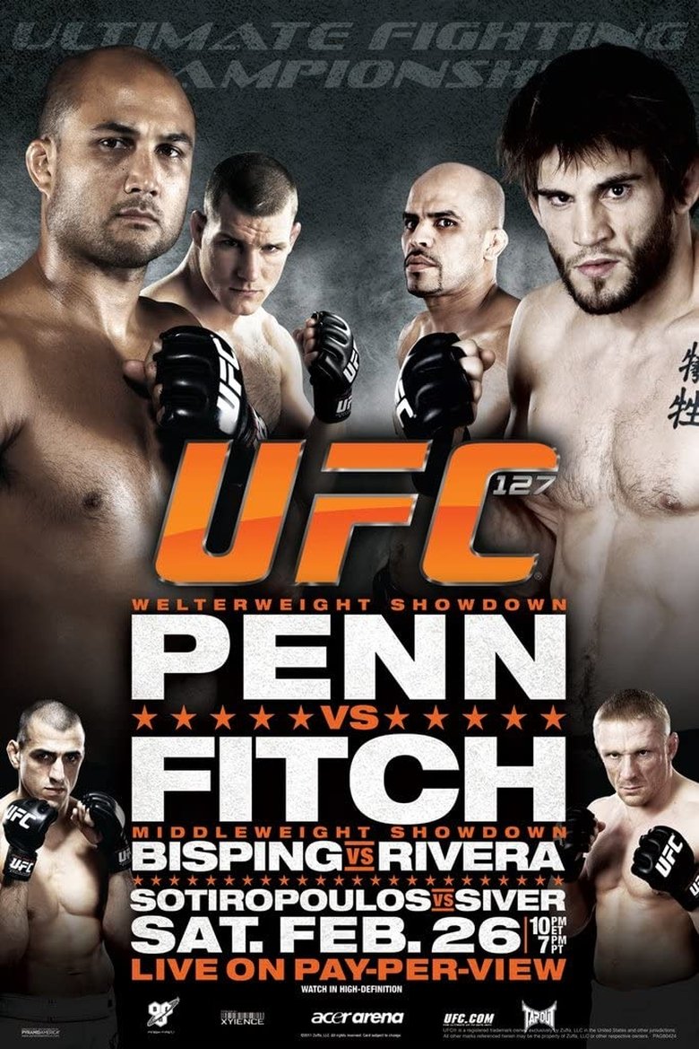 UFC 127: Penn vs. Fitch main poster
