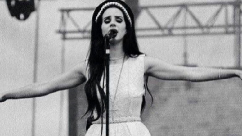 Still from Lana Del Rey Million Dollar Man Performance 2012