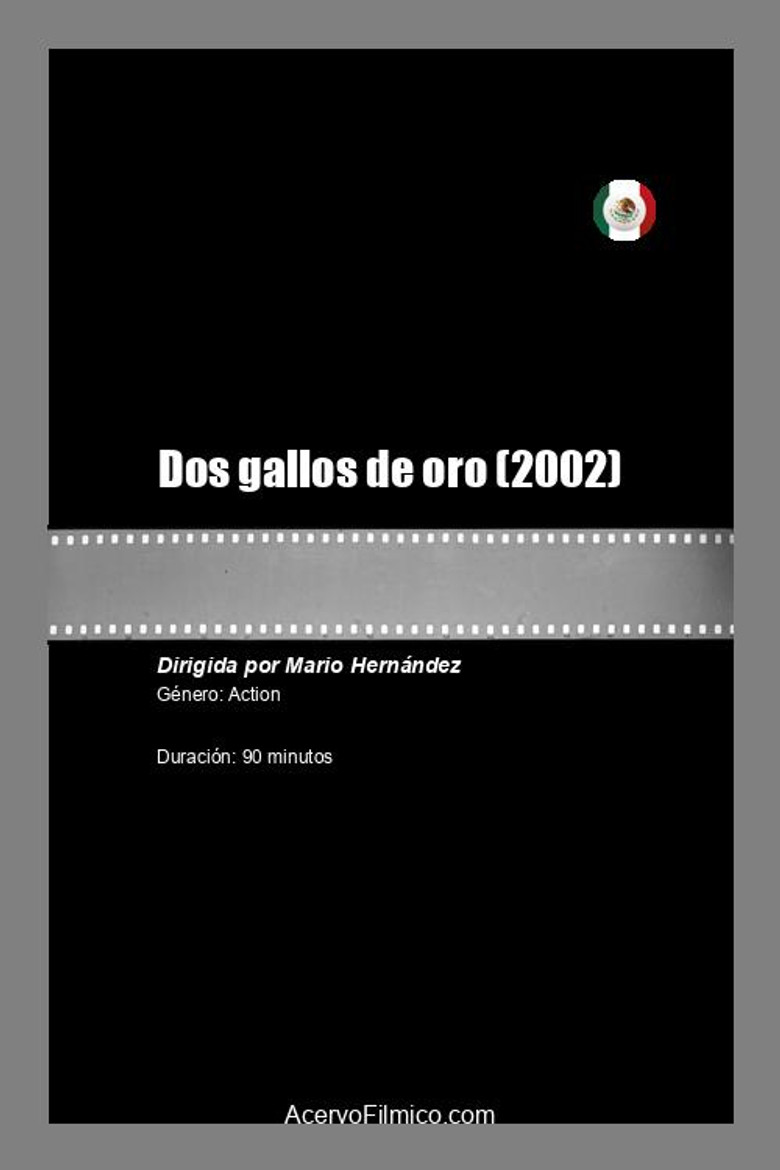 Dos gallos de oro background