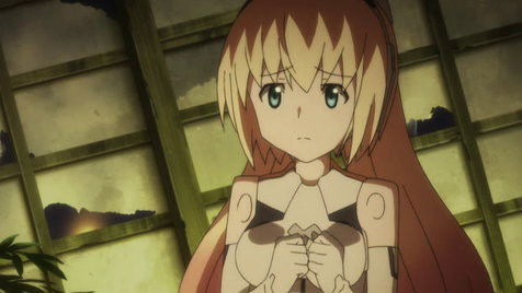 Still image for Busou Shinki: Armored War Goddess season 1 episode 7: The Visitor Comes With the Sound of Rain Still image for Busou Shinki: Armored War Goddess season 1 episode 7: The Visitor Comes With the Sound of Rain