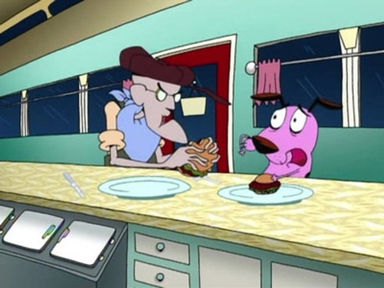 Courage the Cowardly Dog S01E21 — Heads of Beef episode still