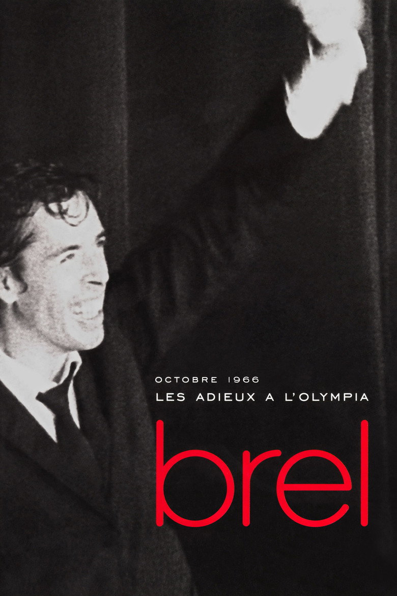 Affiche de JACQUES BREL - LES ADIEUX À L'OLYMPIA
