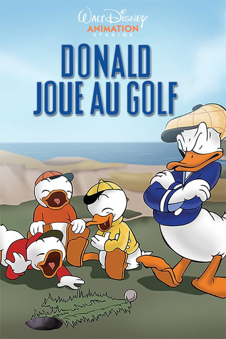 Affiche de DONALD JOUE AU GOLF