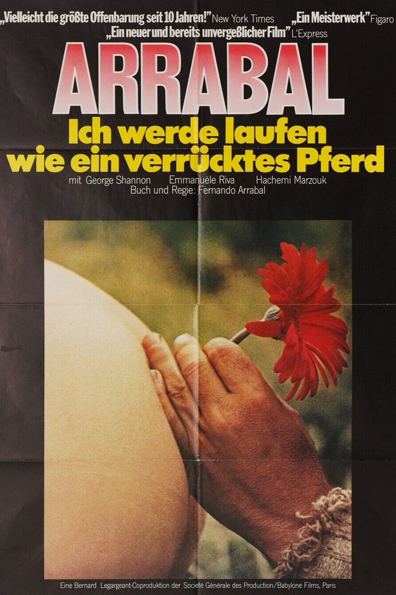 Ich werde laufen wie ein verrücktes Pferd poster