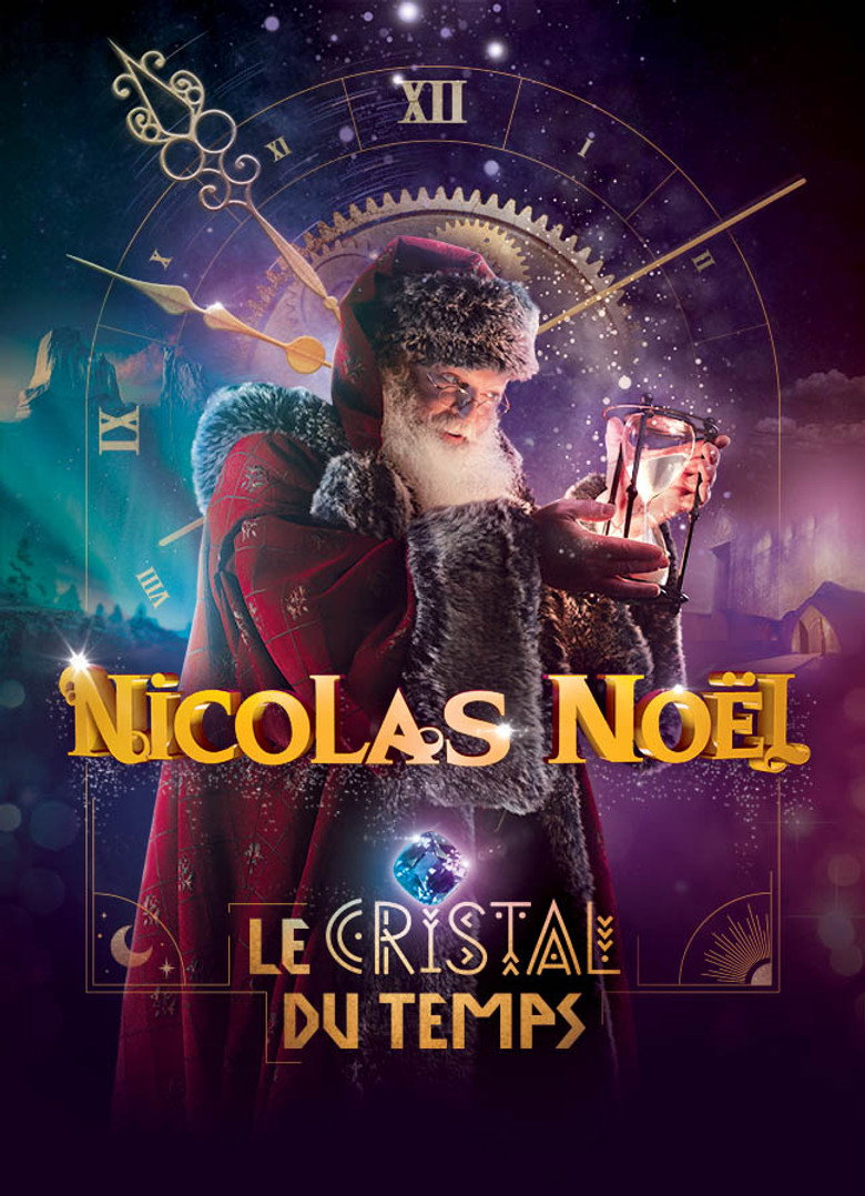 Official poster for Nicolas Noël: Le cristal du temps