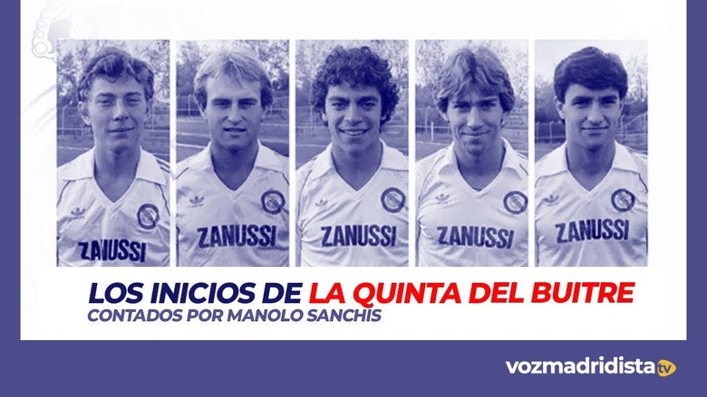 Кадр із фільму «100 Años de Historia Viva del Real Madrid - La Quinta del Buitre»