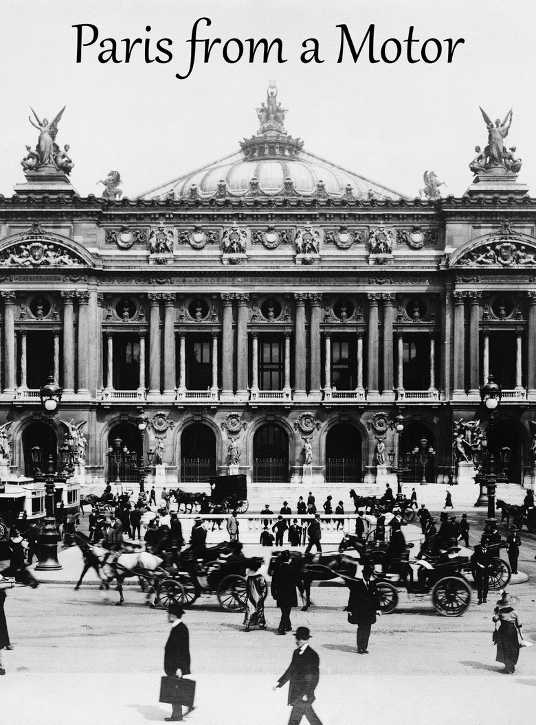 Affiche de PARIS FROM A MOTOR
