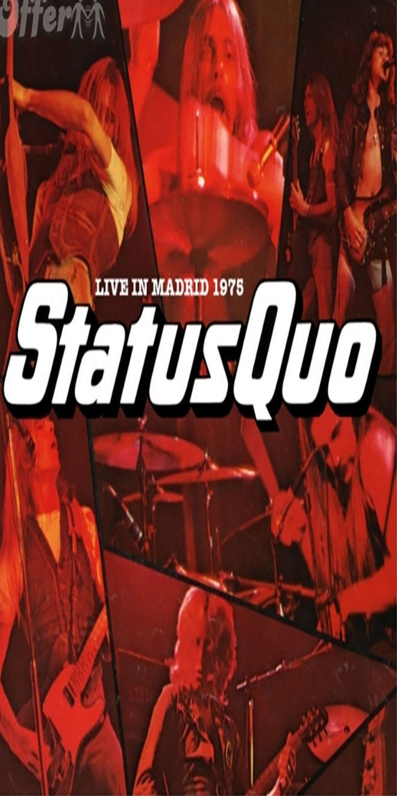 Status Quo Live Madrid 75 background