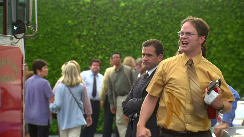 The Office S02E04 — The Fire episode still