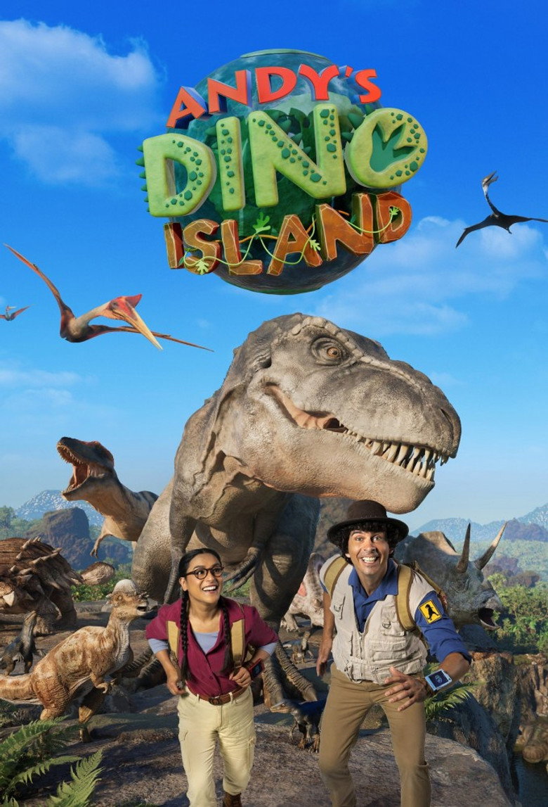 Official poster for Andy's Dino Island