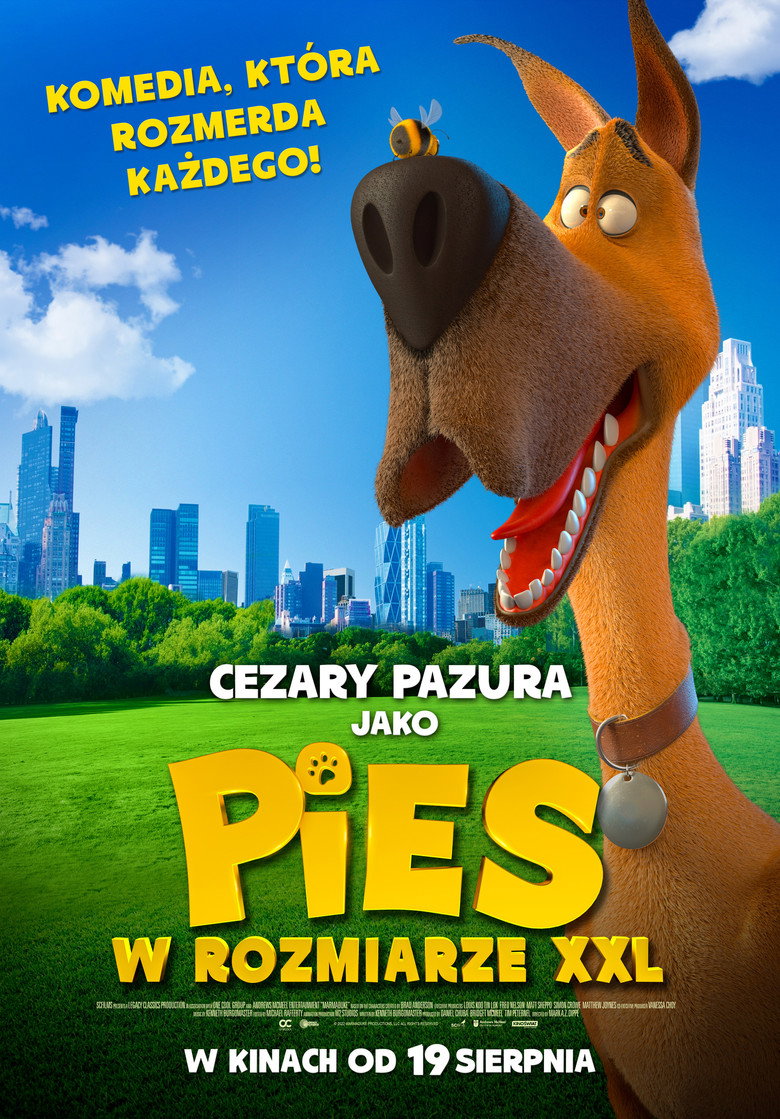 Plakat filmu Pies w rozmiarze XXL