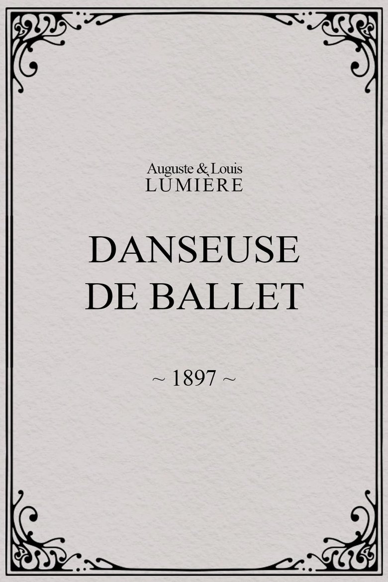 Danseuse de ballet main poster