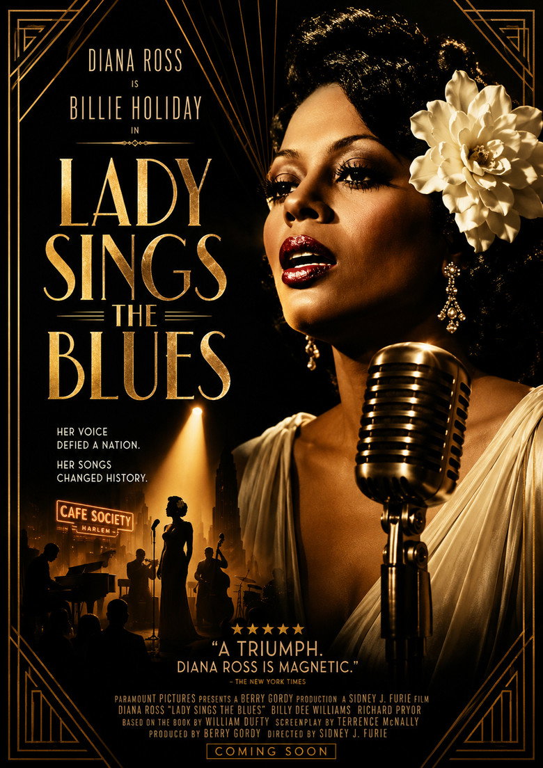 Леди поет блюз