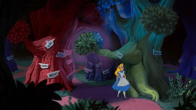 Alice in Wonderland banner backdrop