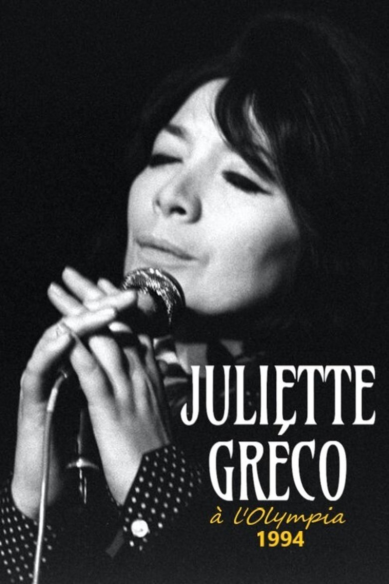 Juliette Gréco à l’Olympia, 1993 main poster