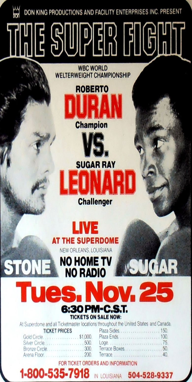 Imatge de Roberto Duran vs. Sugar Ray Leonard II