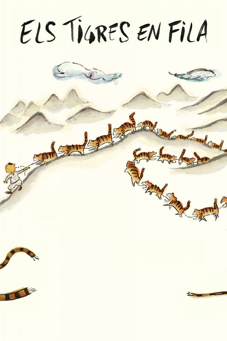Imatge de Els tigres en fila