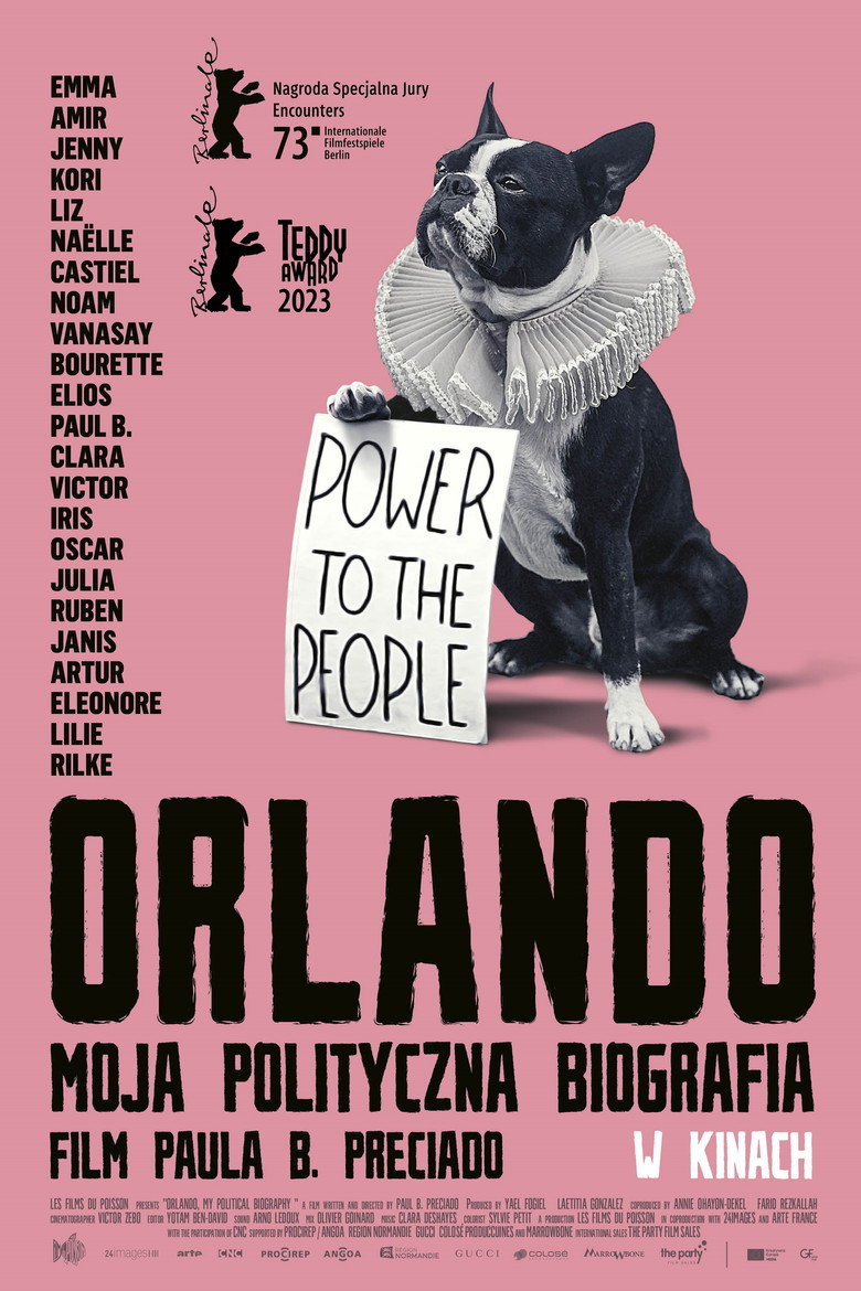 Plakat filmu Orlando - moja polityczna biografia