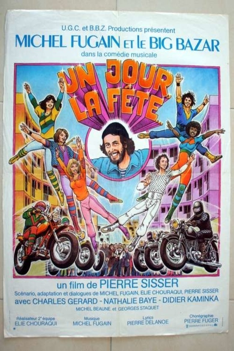 Un jour, la fête main poster