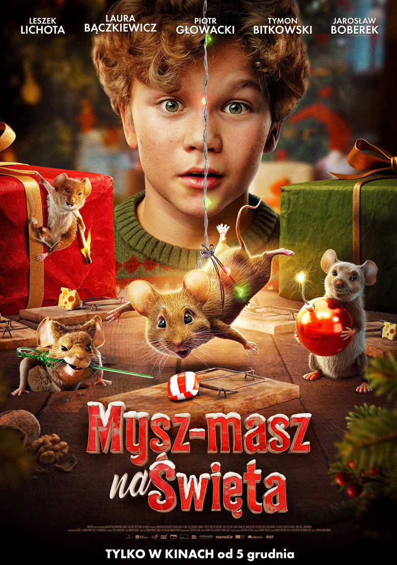 Plakat filmu Mysz-masz na Święta