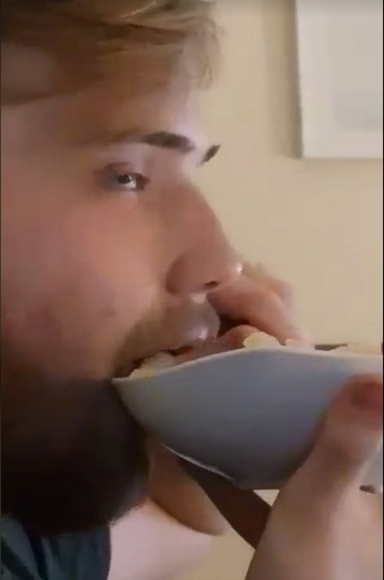 Eating Pasta 4 background