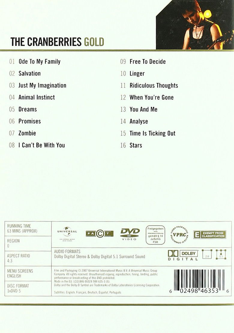 Imatge de The Cranberries - Gold: The Videos