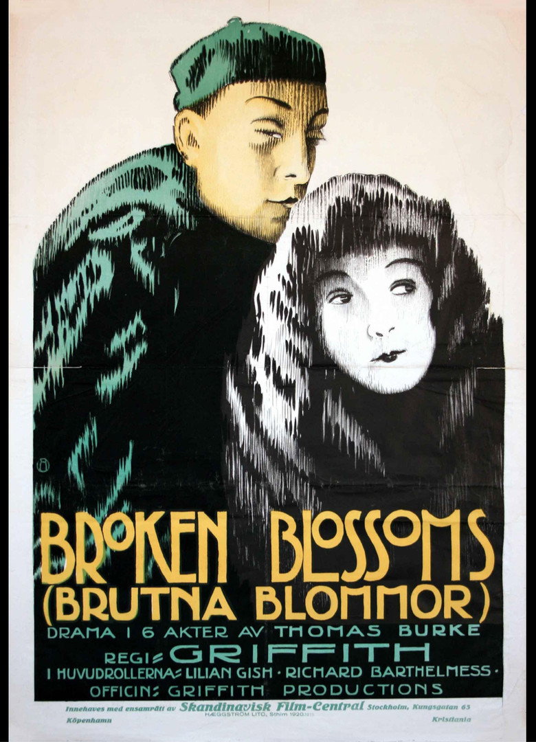 Filmplakat: Broken Blossoms or The Yellow Man and the Girl