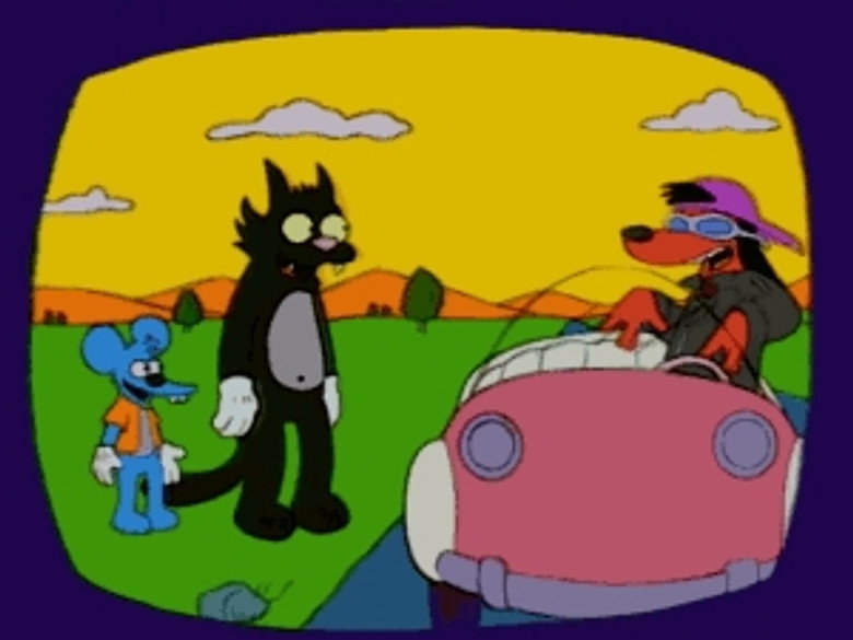 The Simpsons S08E14 — The Itchy & Scratchy & Poochie Show episode still