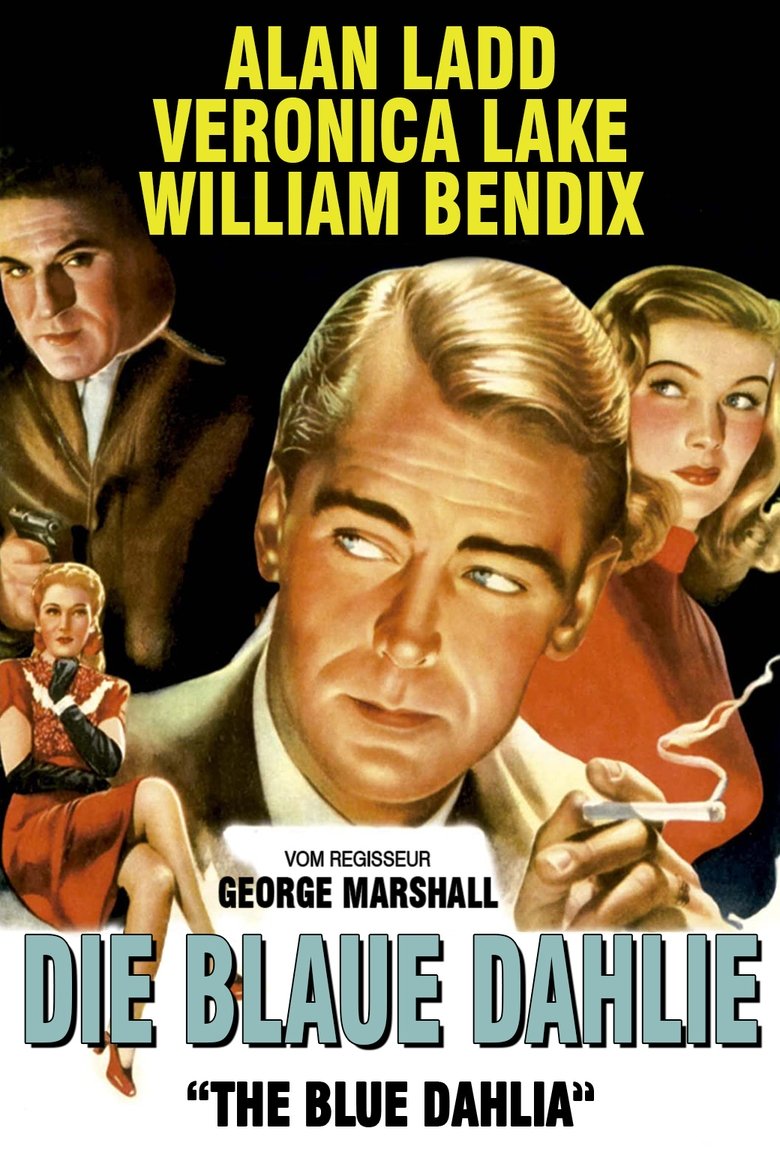 Die blaue Dahlie poster