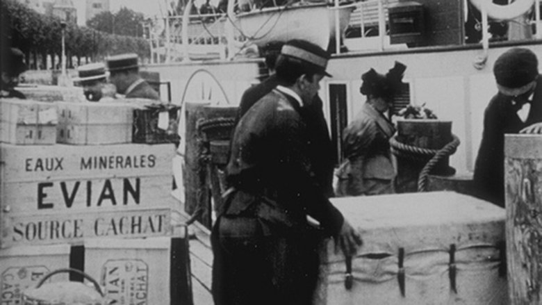 Evian: Embarquement main backdrop