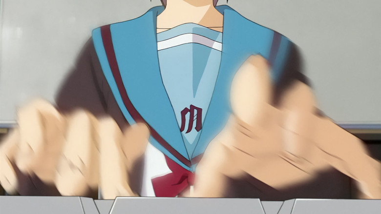 Still from The Melancholy of Haruhi Suzumiya - Season 1 Episode 11