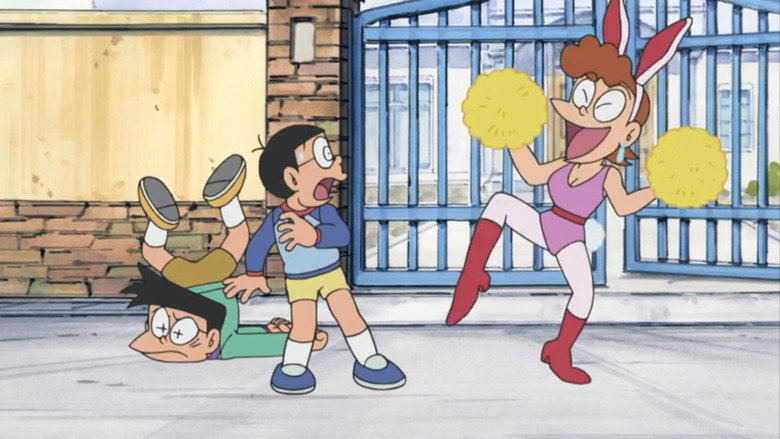 Frame from Doraemon, el gato cósmico